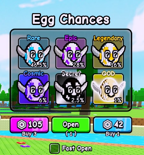 My Timber Pets Lucky Egg interface from the current build